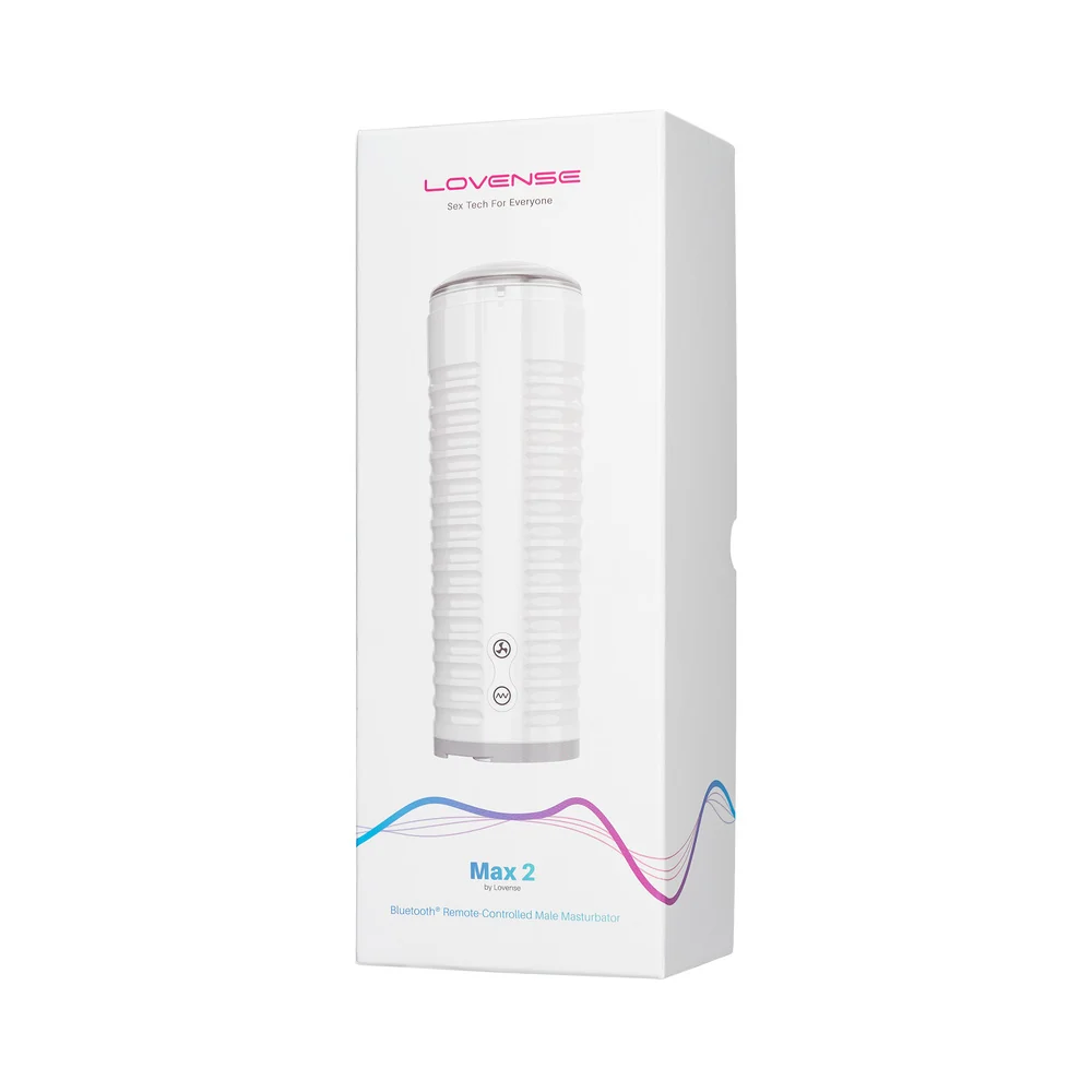 Lovense Max 2 Bluetooth App-Controlled Vibrating and Suction Masturbator (Neutral Sleeve) - Image 8