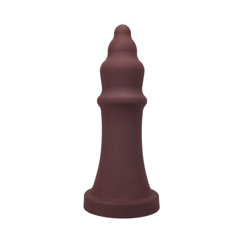 Tantus The Queen Firm Dildo Garnet - Image 4