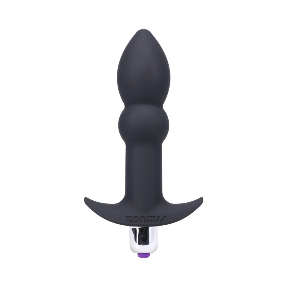 Tantus Perfect Plug Plus Vibrating Anal Plug Onyx - Image 5