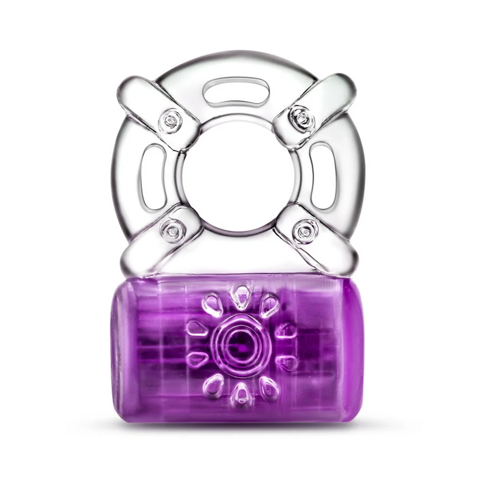 Play with Me Pleaser Rechargeable Vibrating C-Ring Purple - Image 7