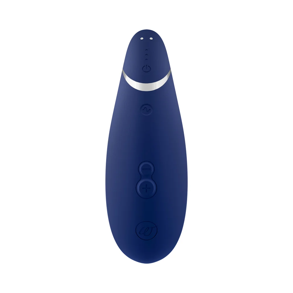 Womanizer Premium 2 Rechargeable Silicone Luxurious Pleasure Air Clitoral Stimulator Blueberry - Image 12