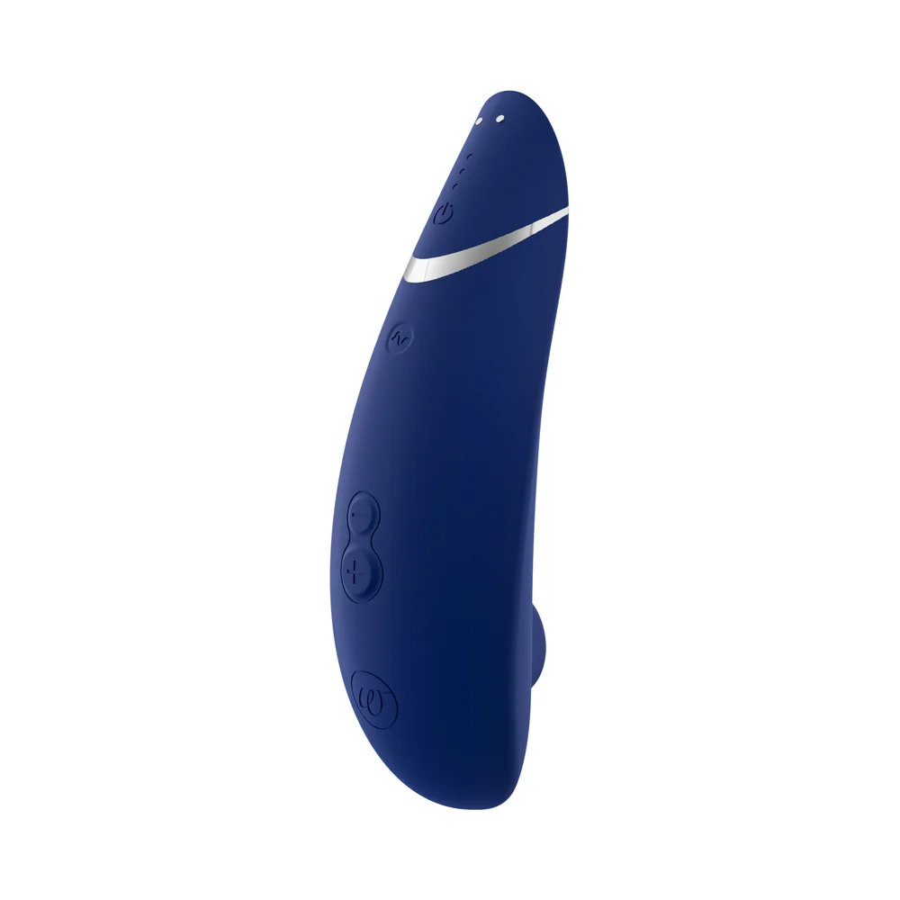 Womanizer Premium 2 Rechargeable Silicone Luxurious Pleasure Air Clitoral Stimulator Blueberry - Image 13