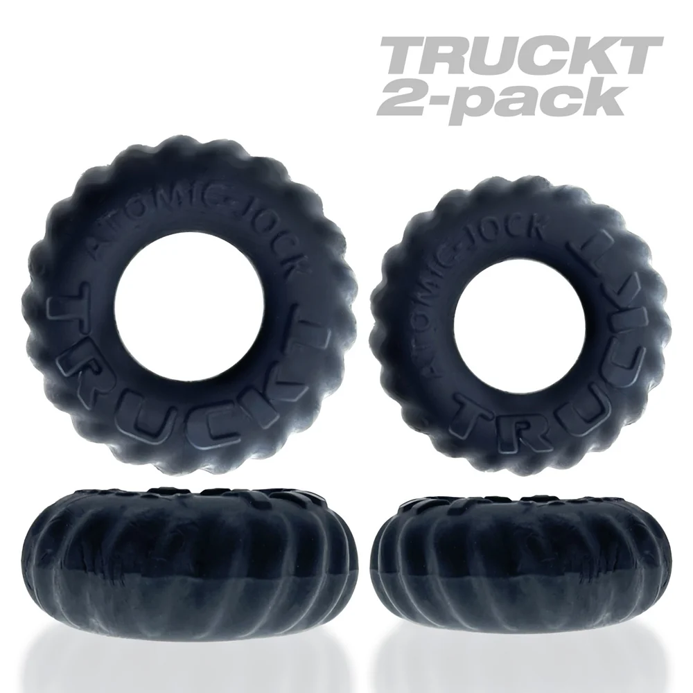 OxBalls Truckt 2-Piece Cockring Plus+Silicone Special Edition Night - Image 6