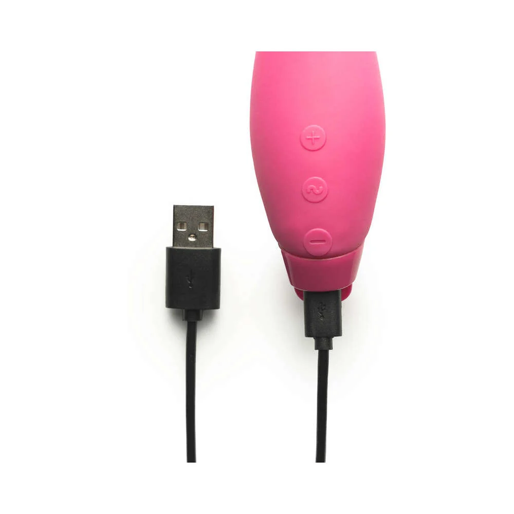 Je Joue Juno Rechargeable Silicone G-Spot Vibrator Fuchsia - Image 9