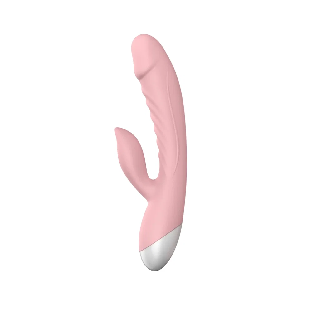 Luv Inc Rv20 Rabbit Vibrator Rechargeable Silicone Dual Stimulator Pink - Image 4
