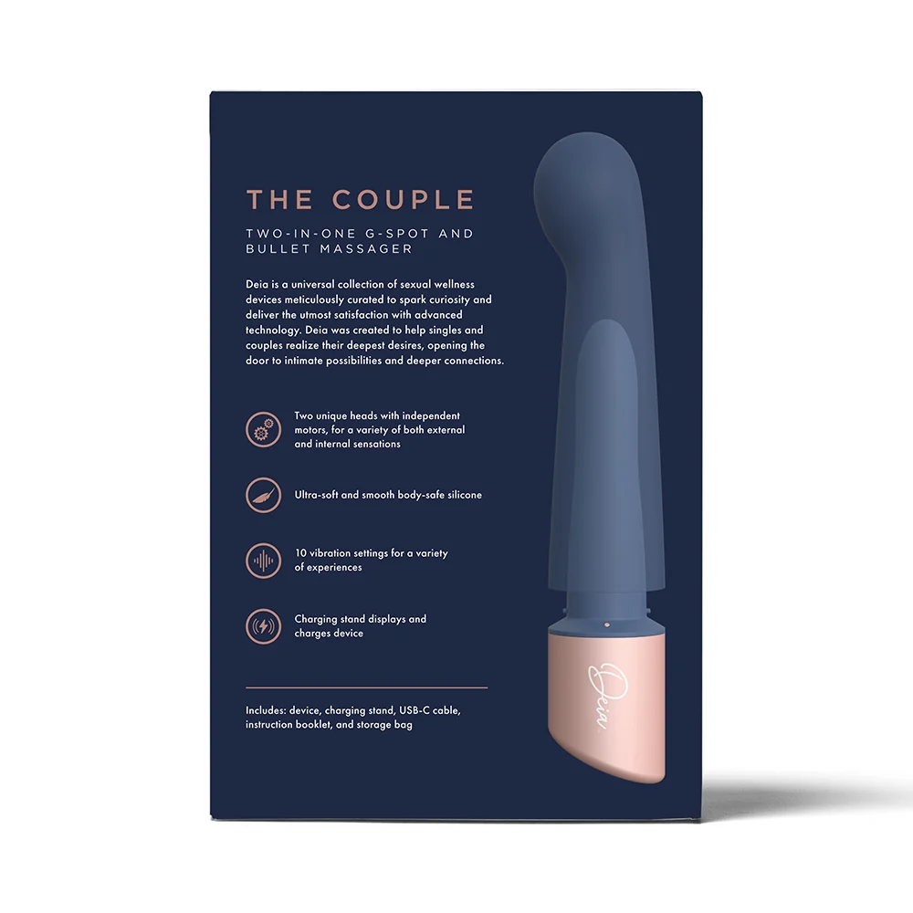 Deia The Couple G-Spot and Bullet Massager Silicone Blue - Image 9