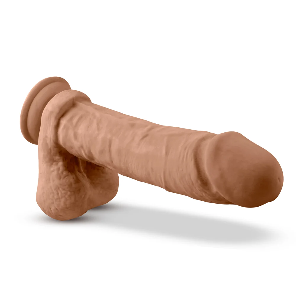 Dr. Skin Silicone Dr. Julian Realistic 9 in. Posable Dildo with Balls Tan - Image 10