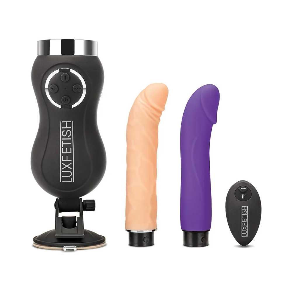 Lux Fetish Rechargeable Thrusting Compact Sex Machine with Remote Control - Image 13