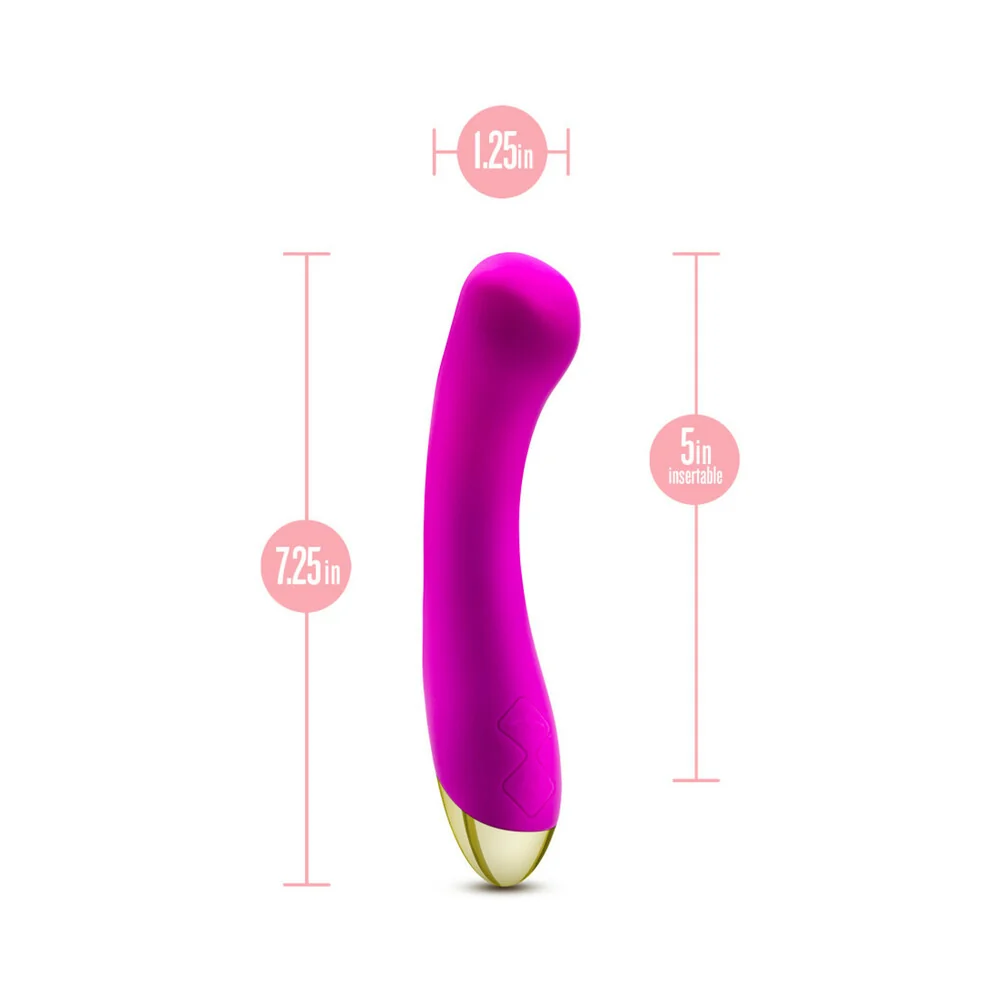 Aria Bangin'' AF Rechargeable Silicone G-Spot Vibrator Purple - Image 11
