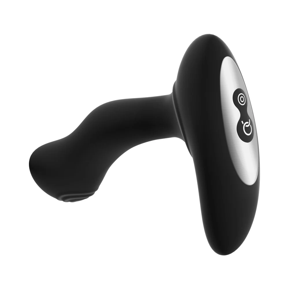 Forto Thumper Rechargeable Remote-Controlled Silicone Thumping Anal Vibrator Black - Image 11