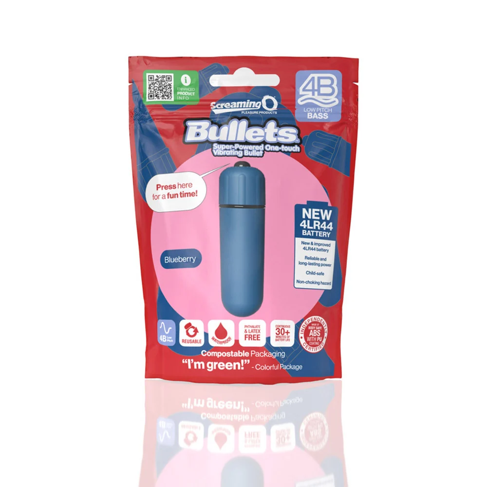 Screaming O 4B Bullet Vibrator Blueberry - Image 8