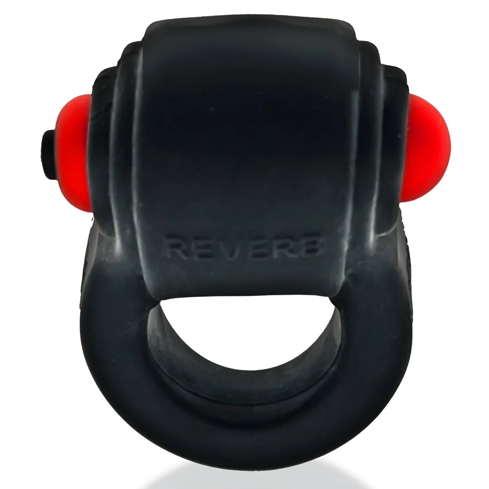 Hunkyjunk Revring Cockring with Bullet Vibrator Tar Ice - Image 12