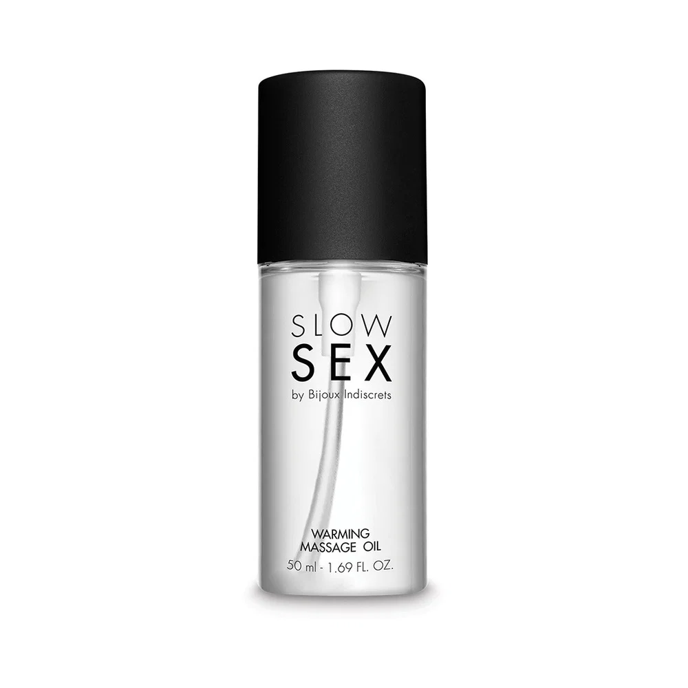 Bijoux Indiscrets Slow Sex Warming Massage Oil 1.69 oz. - Image 2