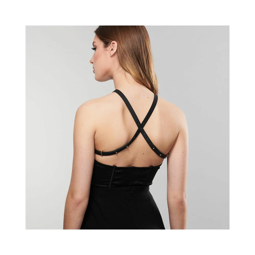 Bijoux Indiscrets Maze Cross Chest Harness - Image 5