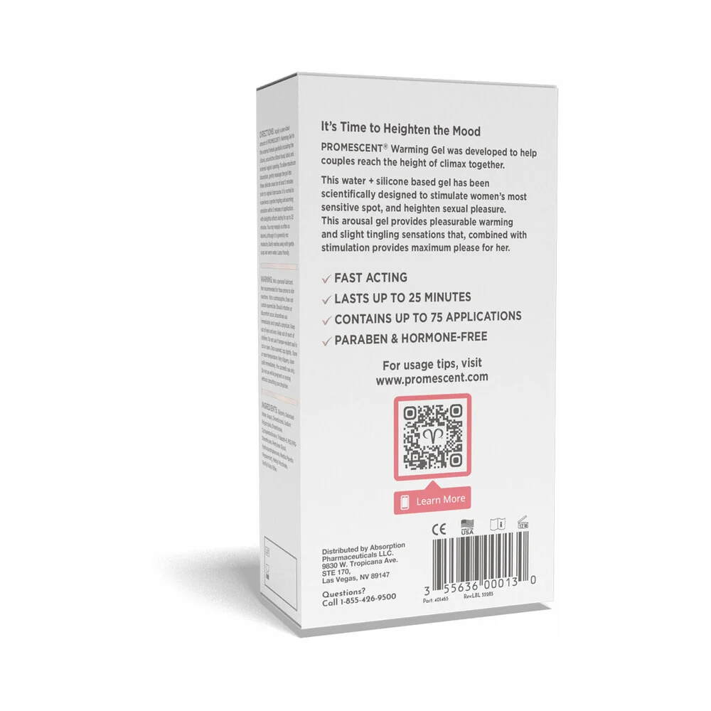 Promescent Female Arousal Warming Gel 0.5 oz. - Image 4