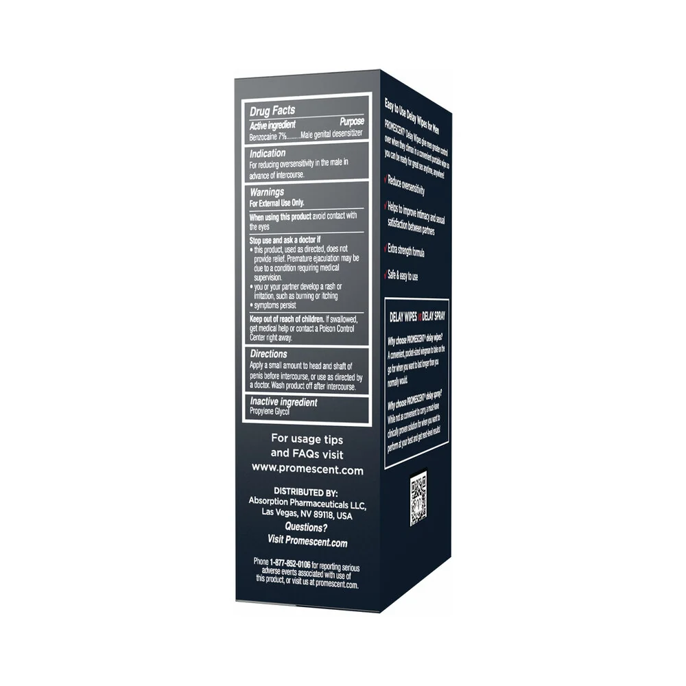 Promescent Delay Wipes 7-Pack - Image 4