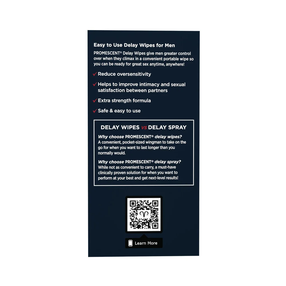 Promescent Delay Wipes 15-Pack - Image 5