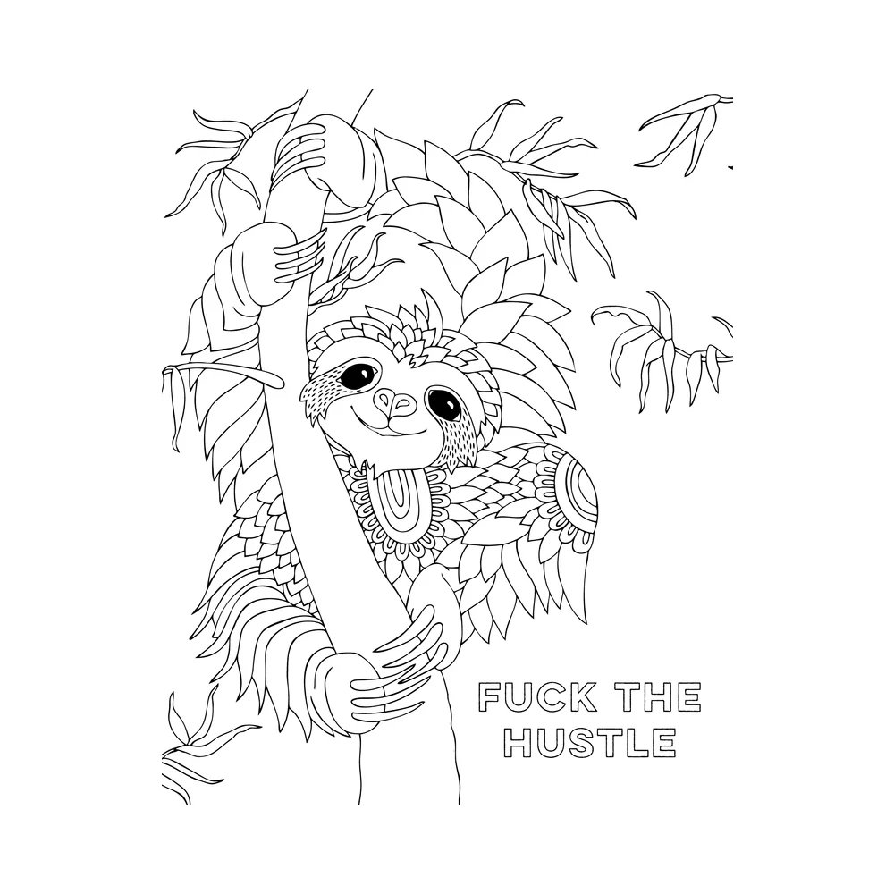 Happy as F*ck Coloring Book - Image 2