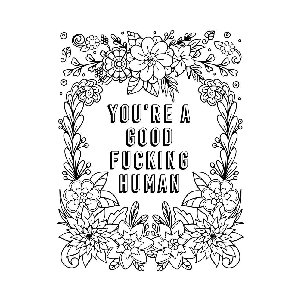 Happy as F*ck Coloring Book - Image 3