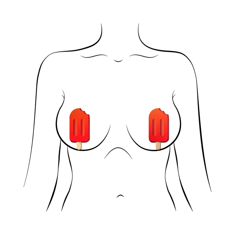 Pastease Cherry Red Popsicle Pasties - Image 2