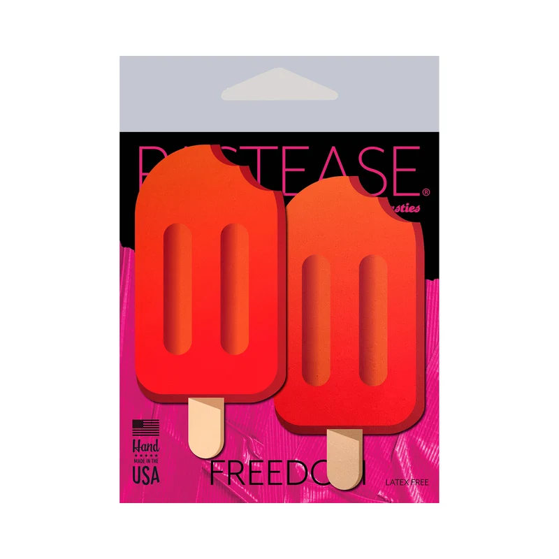 Pastease Cherry Red Popsicle Pasties - Image 3