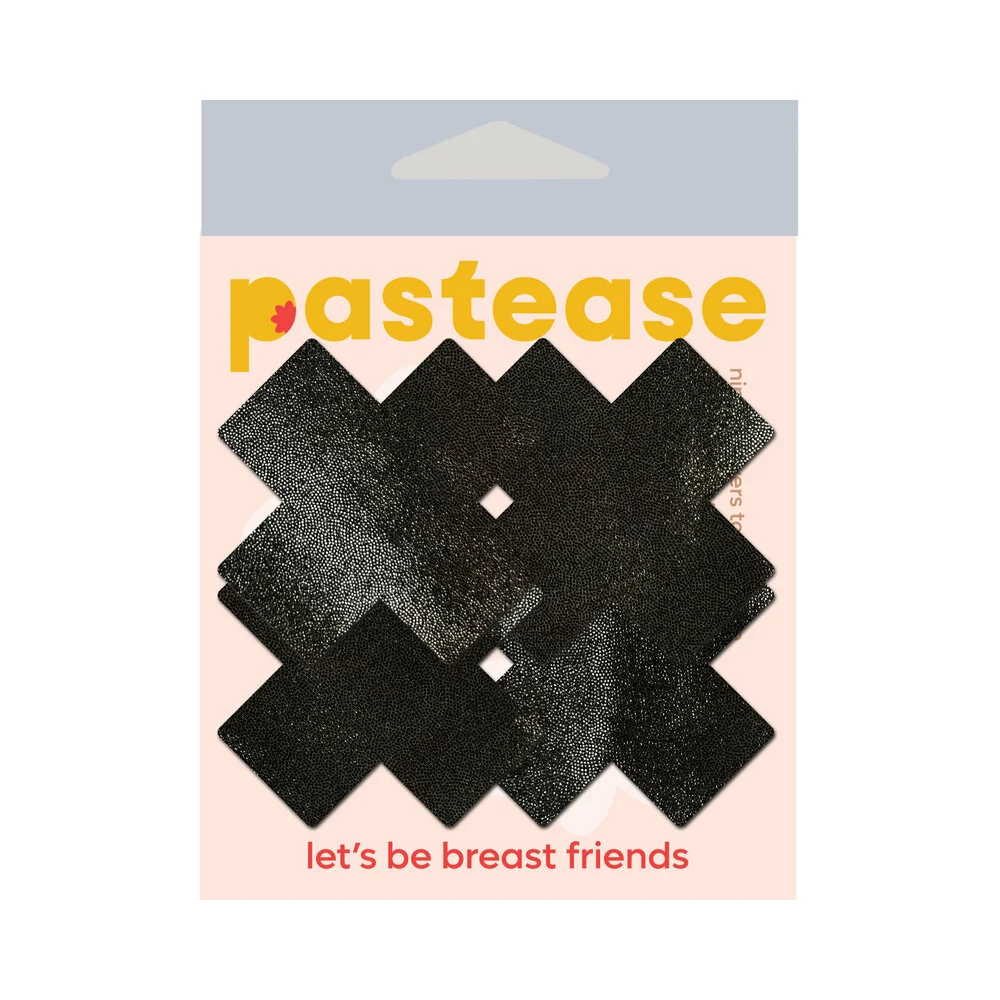 Pastease Petites Crosses Pasties Black - Image 4