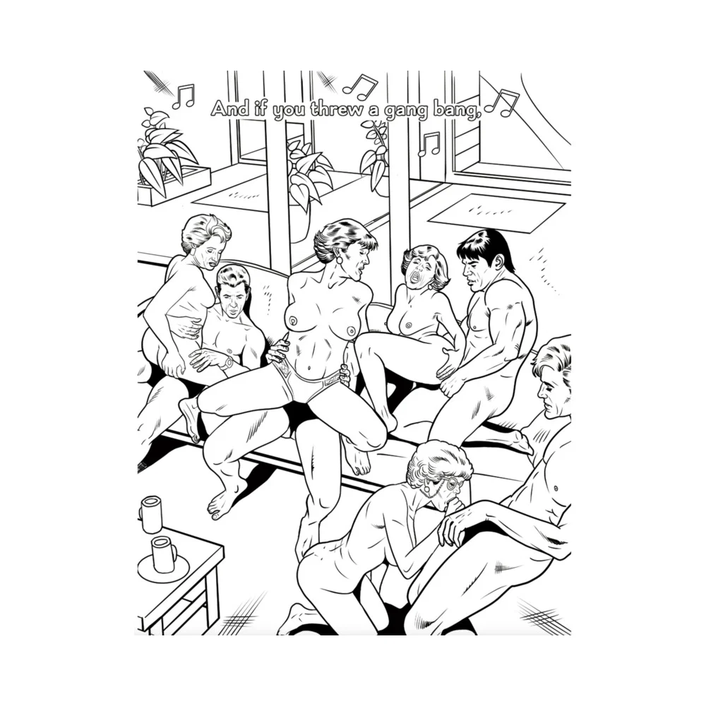 The Golden GILFs Porn Parody Coloring Book - Image 4
