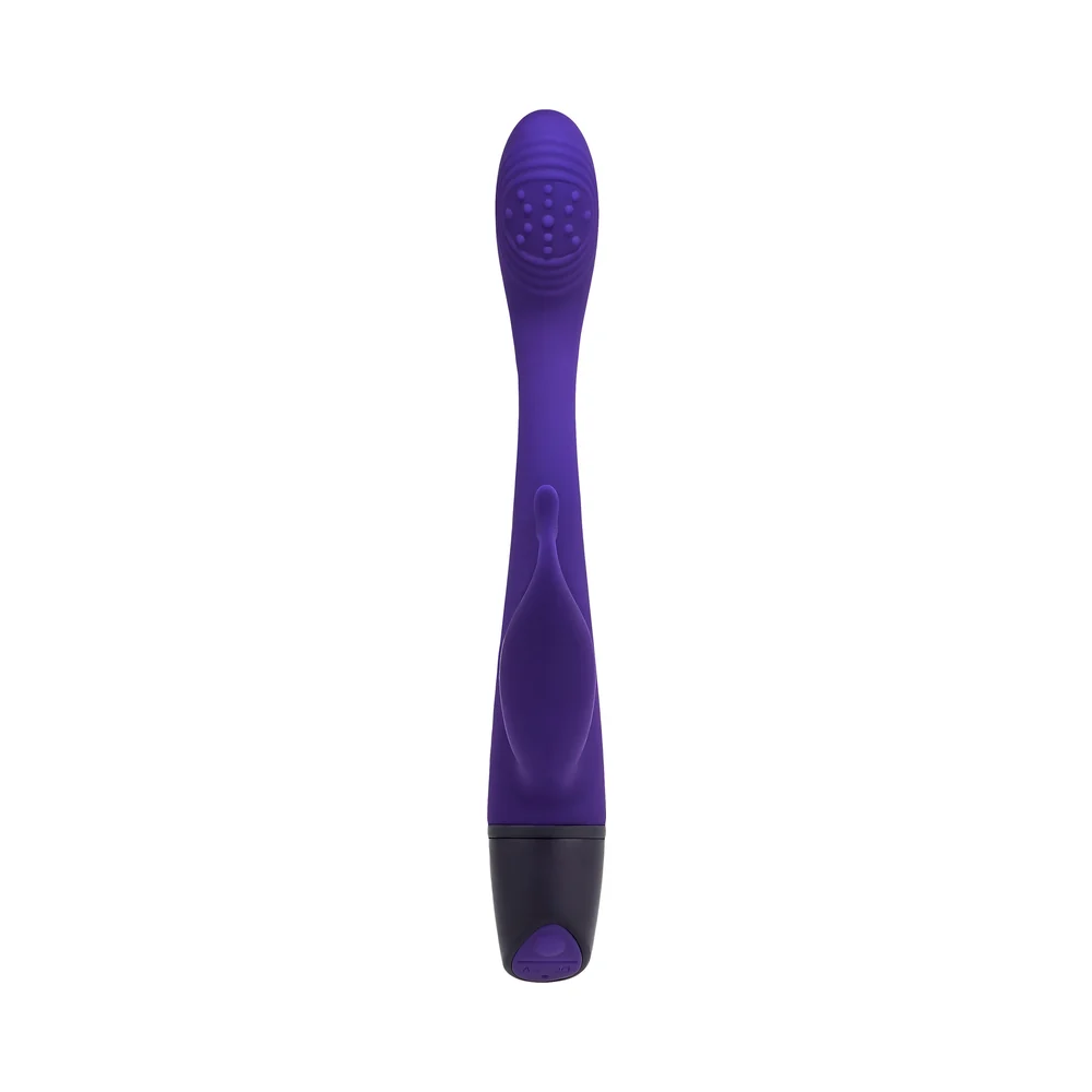 Selopa Plum Passion Rechargeable Dual Stim Silicone Purple - Image 10