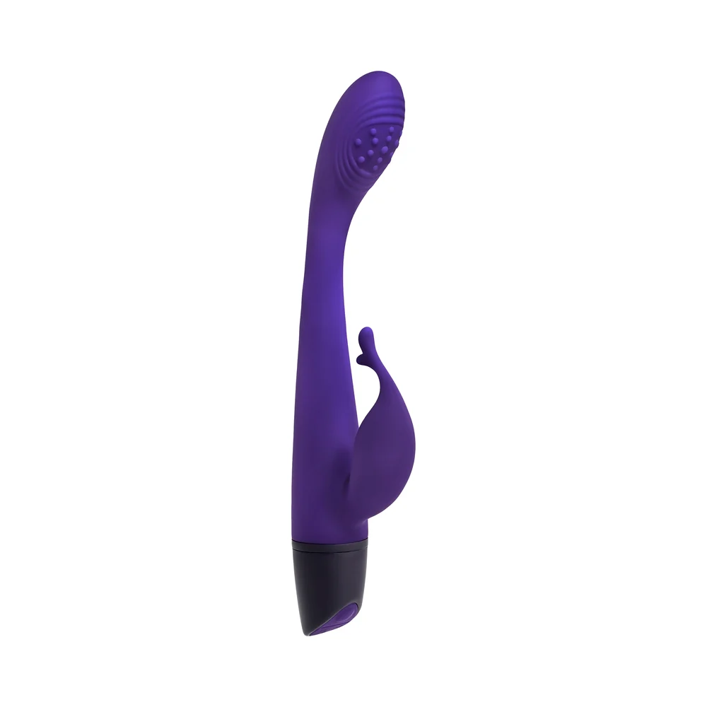 Selopa Plum Passion Rechargeable Dual Stim Silicone Purple - Image 12