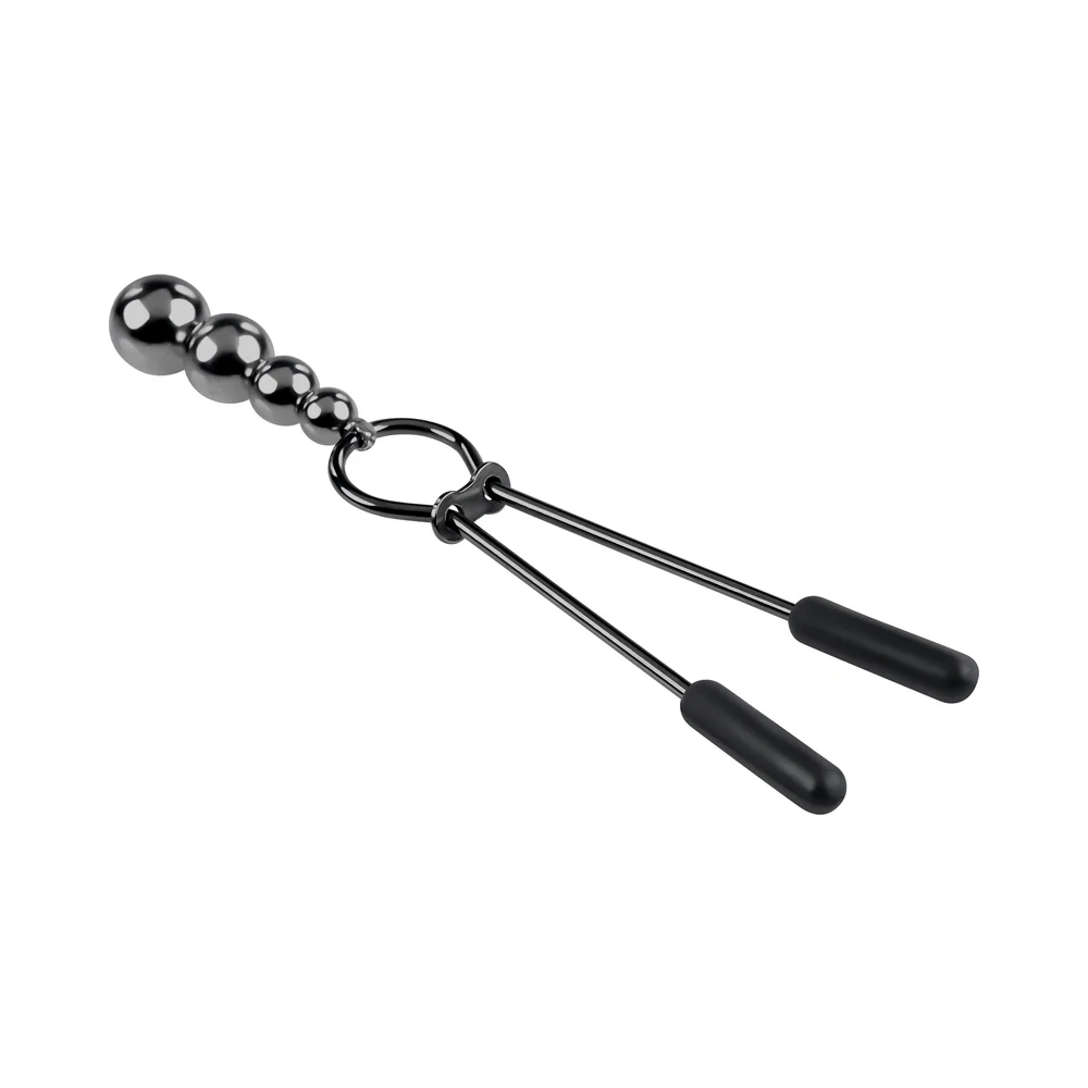 Selopa Beaded Nipple Clamps Stainless Steel Black Chrome - Image 11