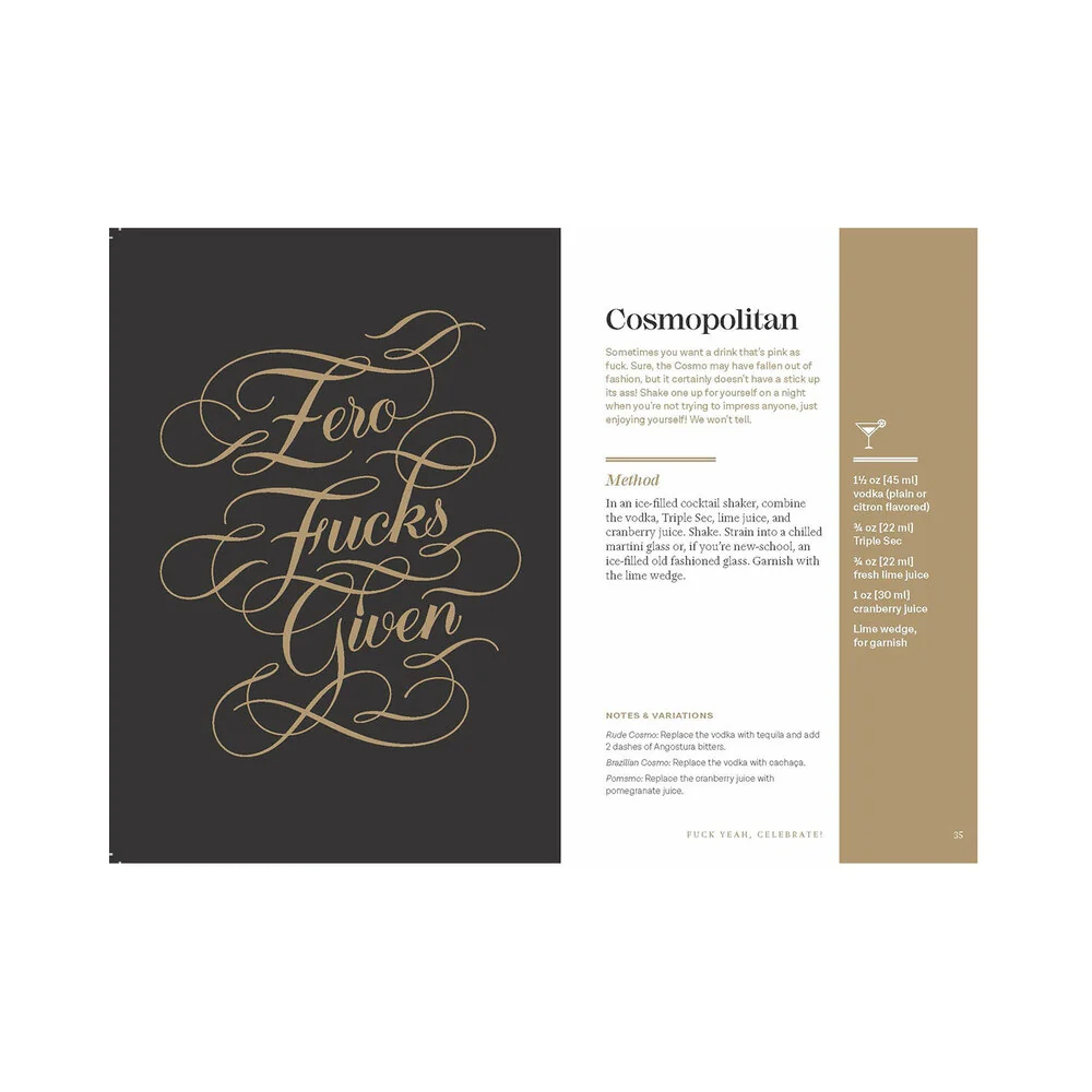 Calligraphuck Classy as Fuck Cocktails: 60+ Damn Good Recipes for All Occasions - Image 2