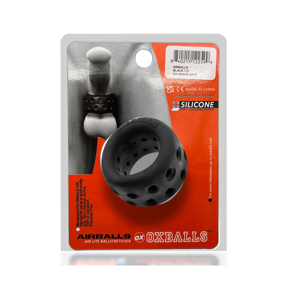 OxBalls Airballs Air-Lite Ballstretcher Black Ice - Image 7