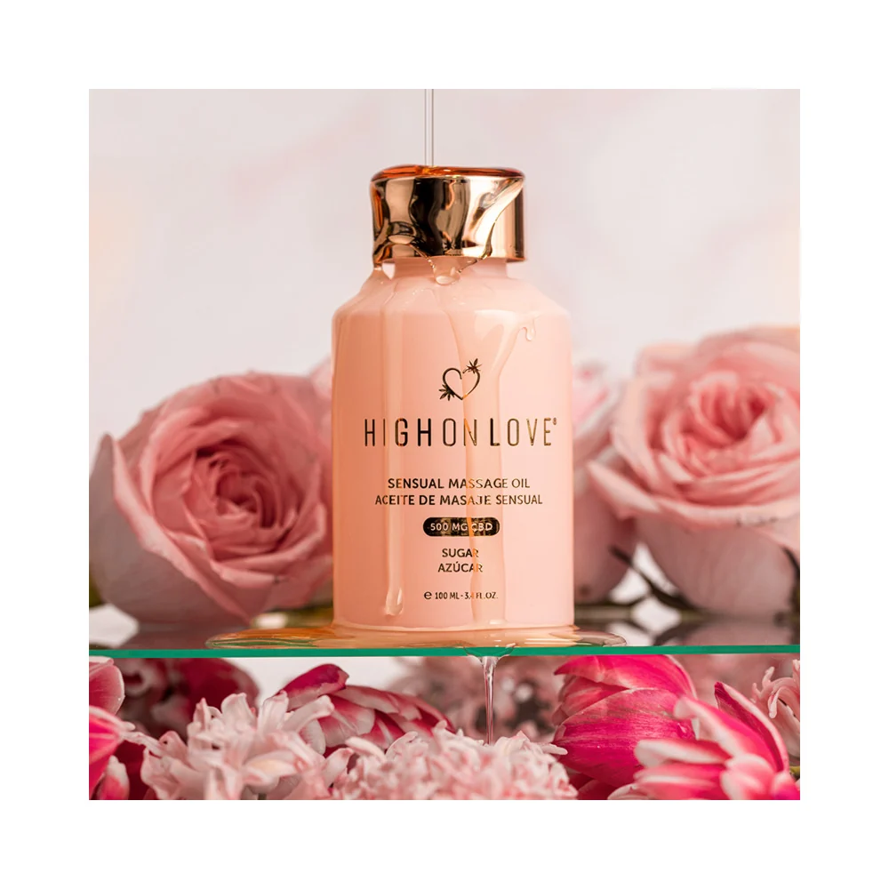 HighOnLove CBD Sensual Massage Oil Sugar High - Image 3