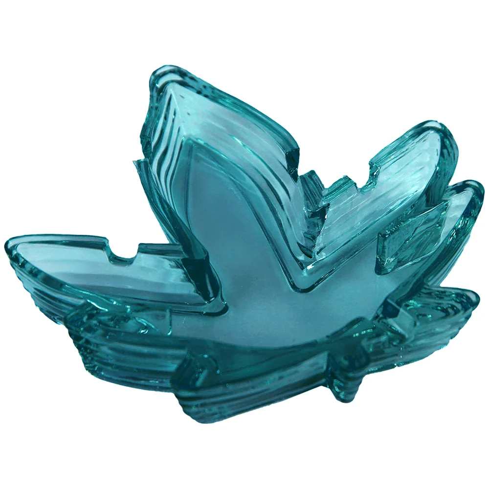 Pot Leaf Ashtray Blue - Image 2