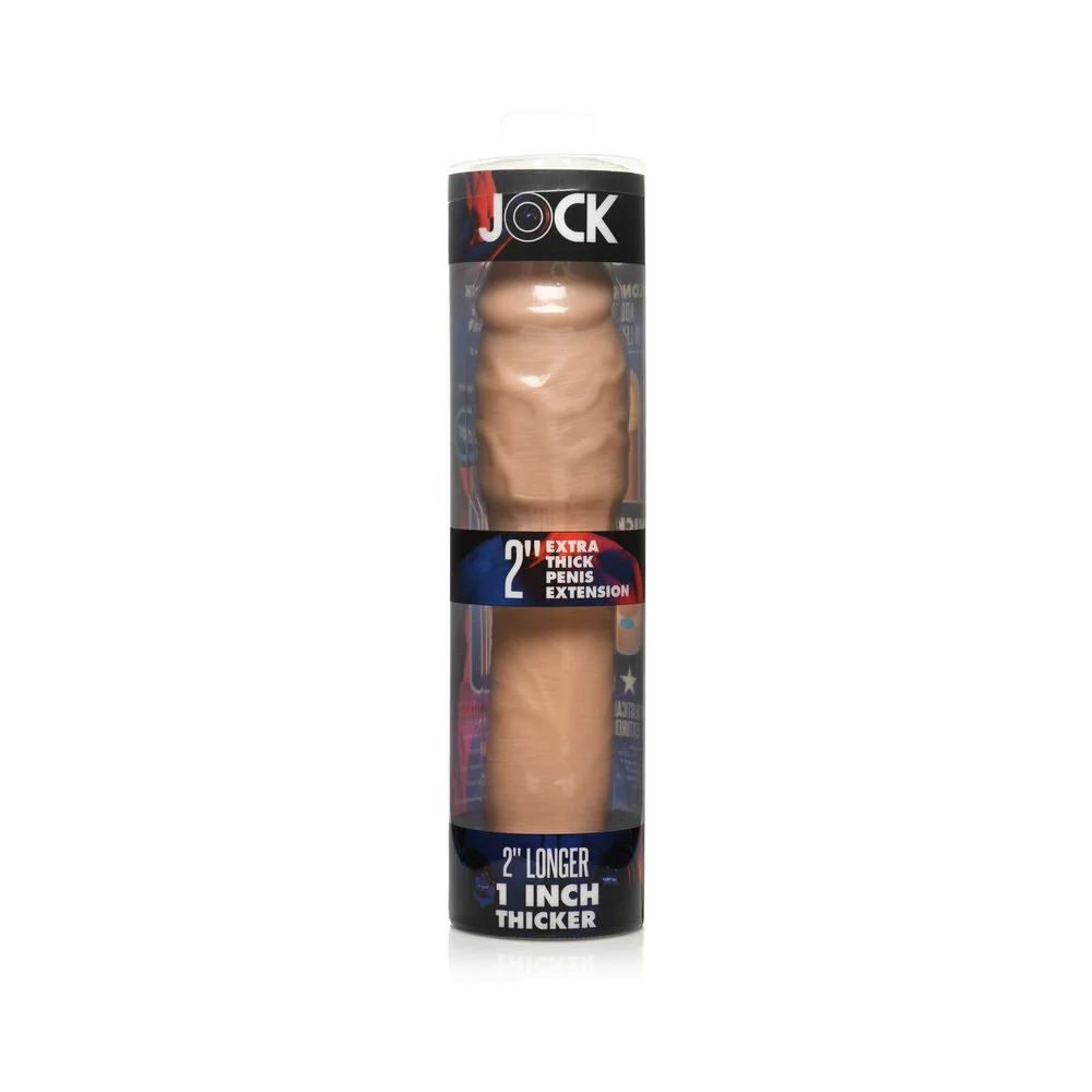 Jock Extra Thick Penis Extension Sleeve 2 in. Light - Image 7