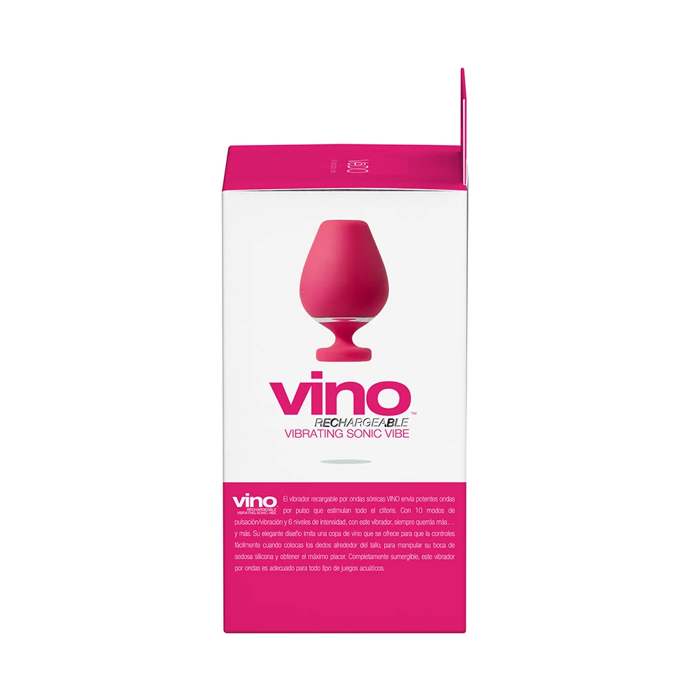 VeDO Vino Rechargeable Vibrating Sonic Vibe Pink - Image 7