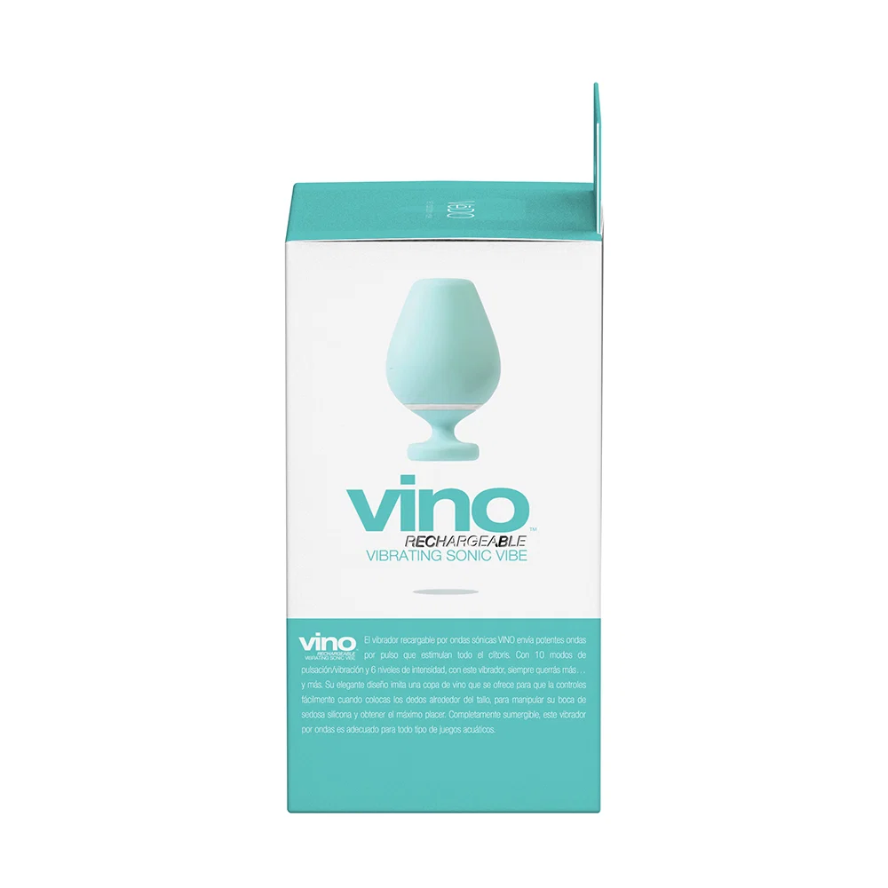 VeDO Vino Rechargeable Vibrating Sonic Vibe Turquoise - Image 7