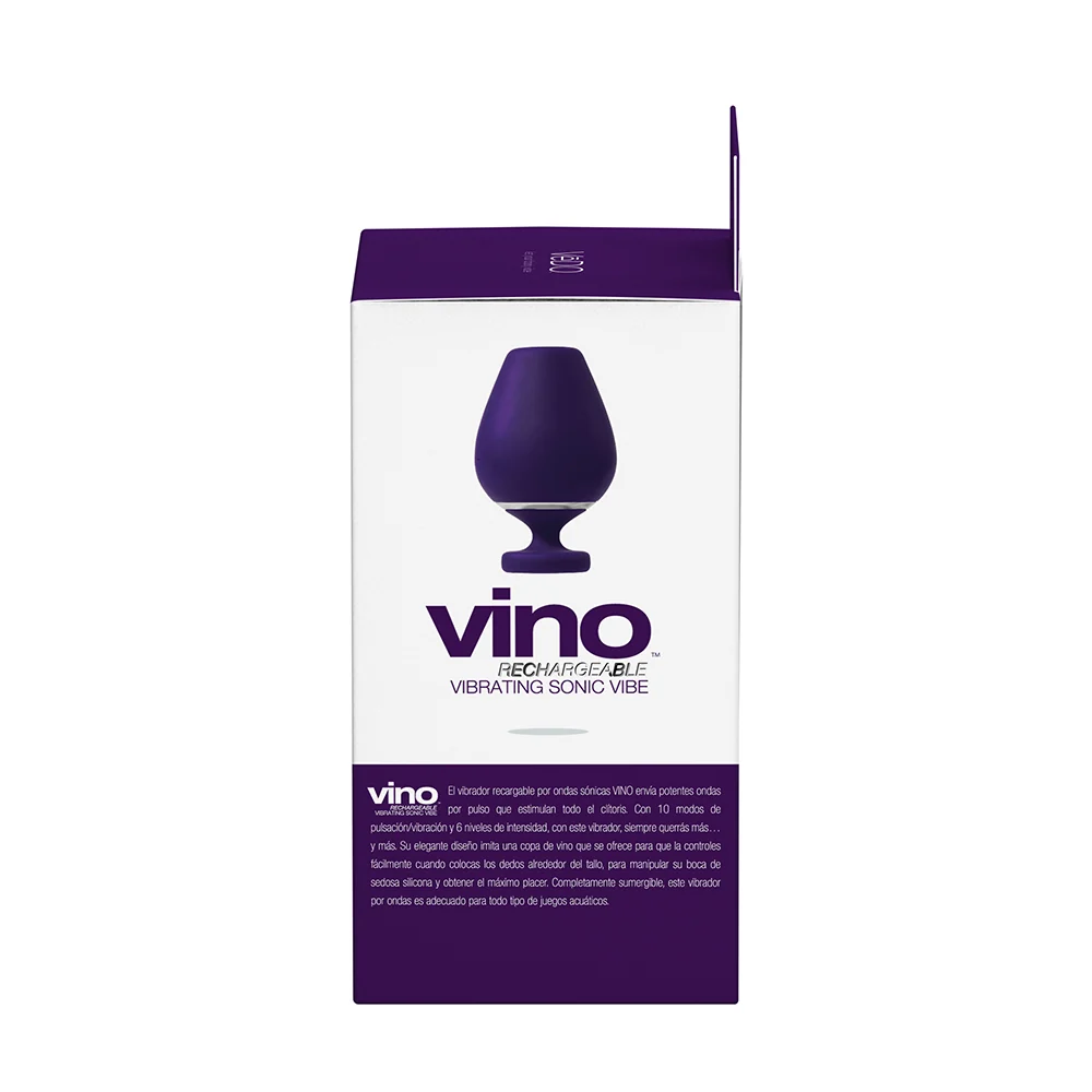 VeDO Vino Rechargeable Vibrating Sonic Vibe Purple - Image 7