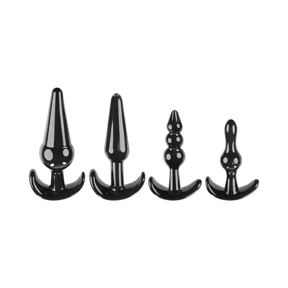 Selopa Intro To Plugs 4-Piece Anal Plug Set Black - Image 9