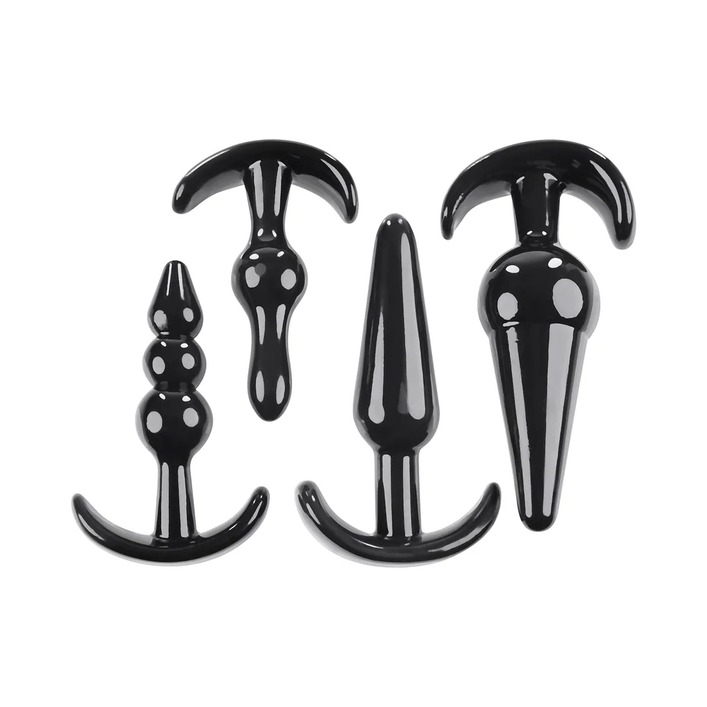 Selopa Intro To Plugs 4-Piece Anal Plug Set Black - Image 10