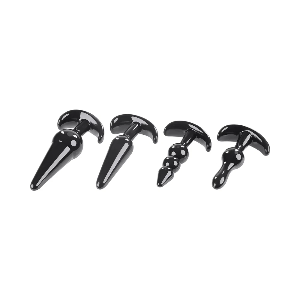 Selopa Intro To Plugs 4-Piece Anal Plug Set Black - Image 12