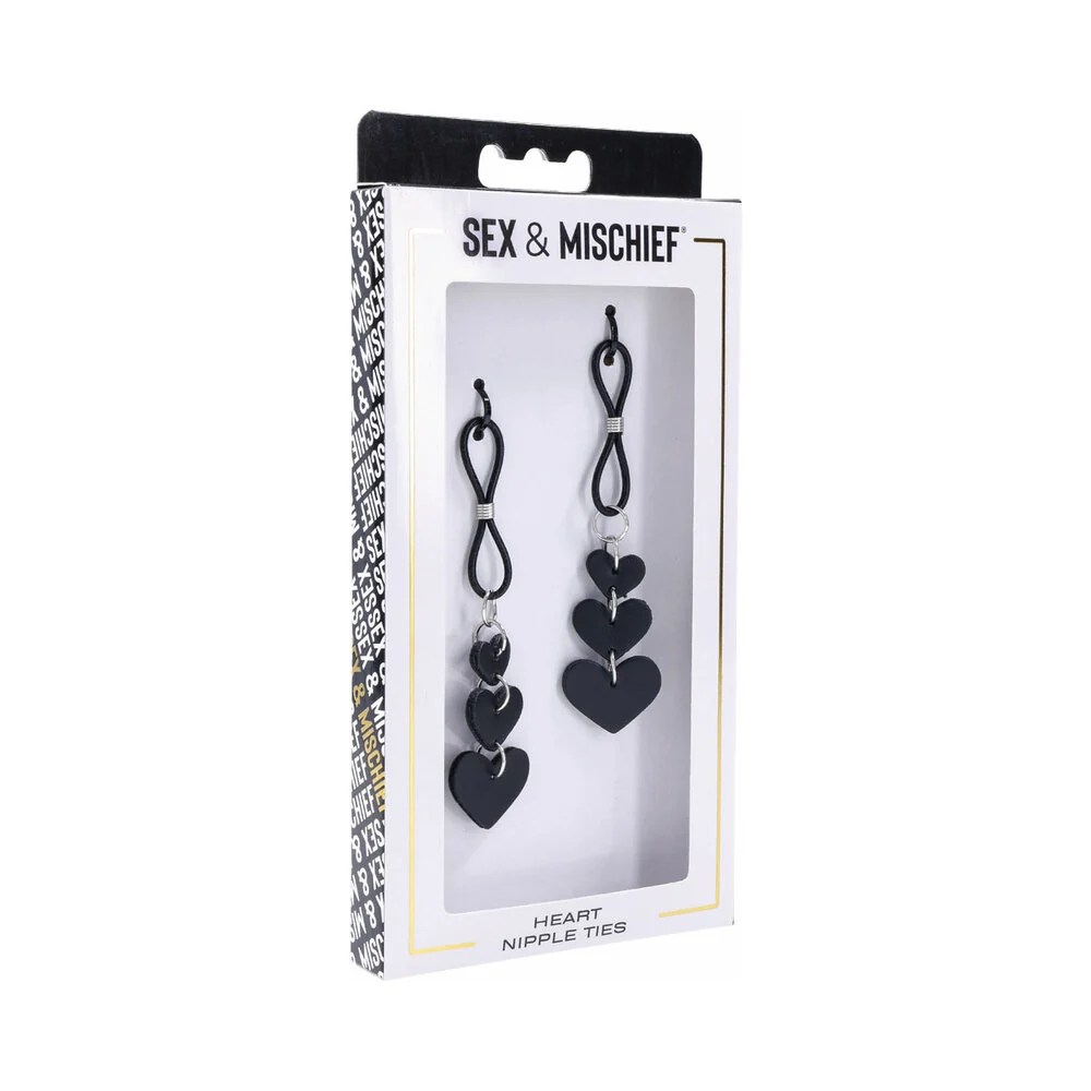 Sportsheets Sex & Mischief Heart Nipple Ties - Image 2