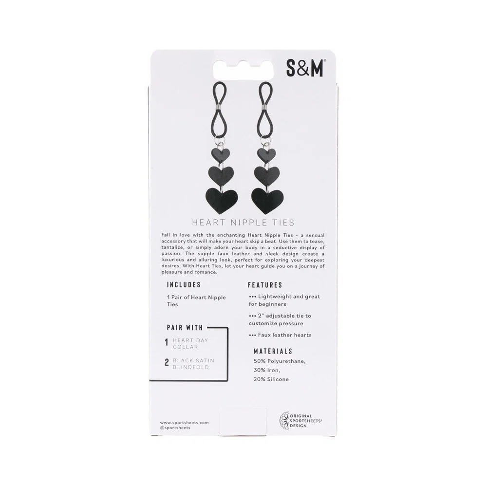 Sportsheets Sex & Mischief Heart Nipple Ties - Image 7