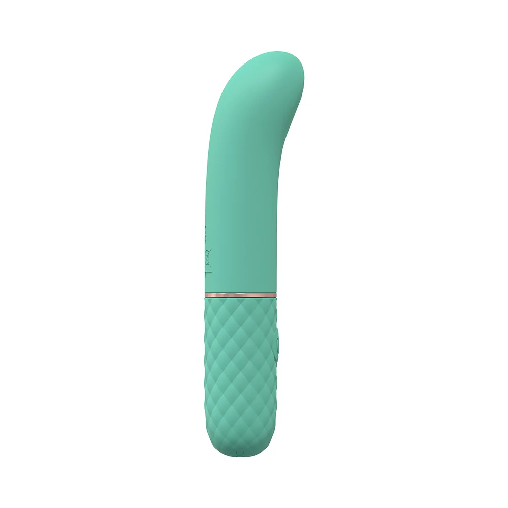 LoveLine Dolce 10 Speed Mini-G-Spot Vibe Silicone Rechargeable Waterproof Green - Image 2