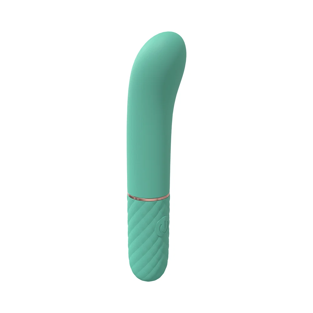 LoveLine Dolce 10 Speed Mini-G-Spot Vibe Silicone Rechargeable Waterproof Green - Image 3