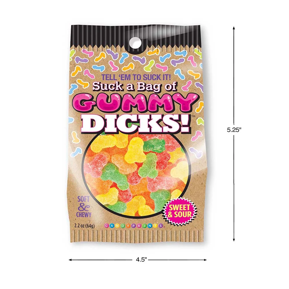Suck A Bag Of Gummy Dicks 4 oz. Bag - Image 3