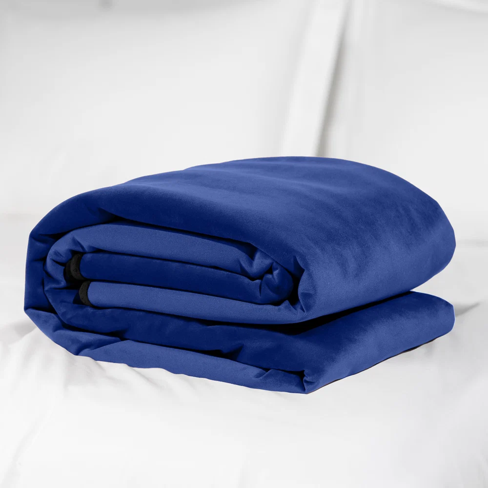 Liberator Fascinator Throw Mini Indigo - Image 4