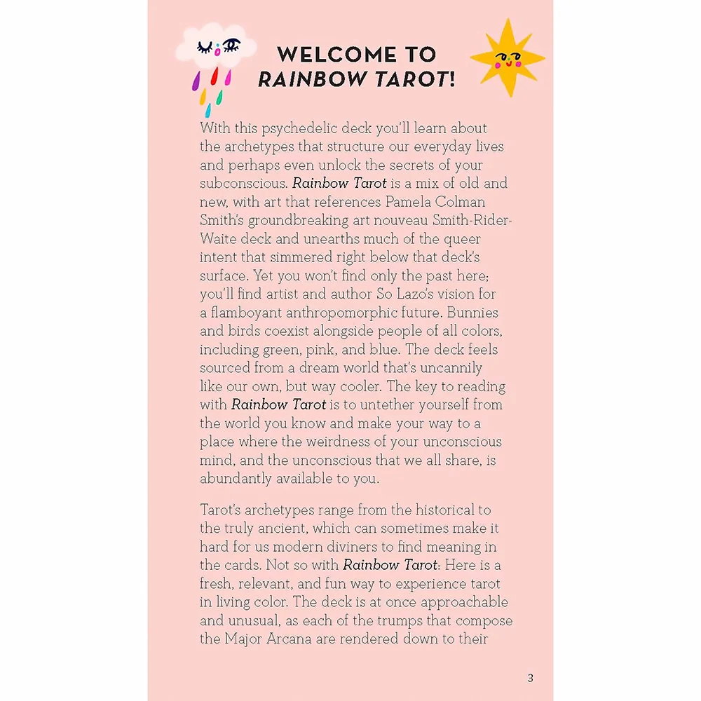 Rainbow Tarot: 78 Cards & Guidebook - Image 6