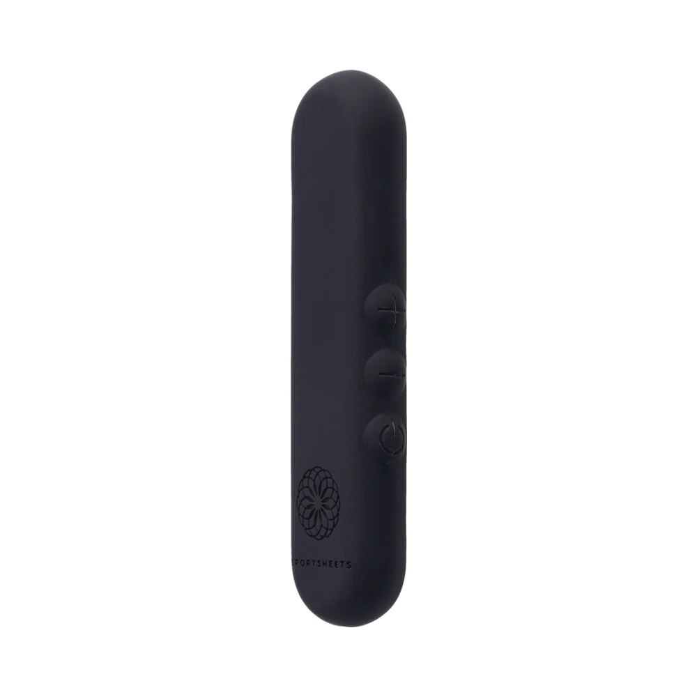 Sportsheets Pivot Flat Bullet Black - Image 3