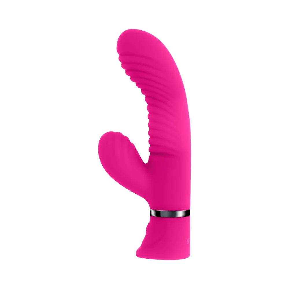 Selopa Next Wave Rechargeable Vibrating Dual Stimulator Silicone Pink - Image 9